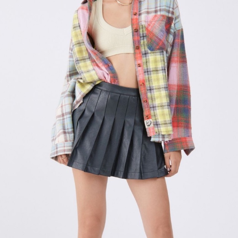 NWT Urban Outfitters faux Leather Mini Skirt